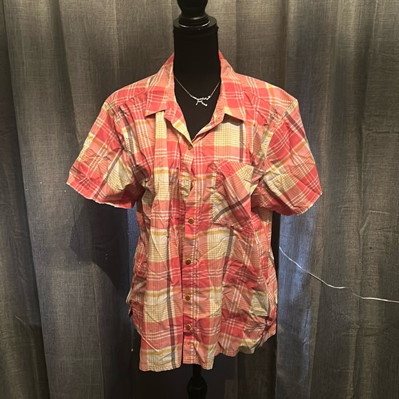 Pink Plaid L.L. Bean Button Up - Picture 1 of 3